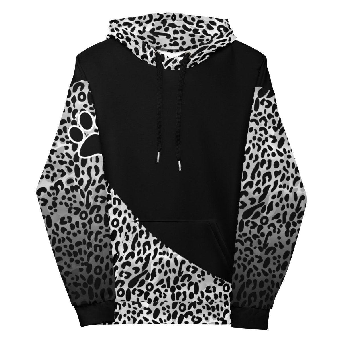 Dog Mom White Leopard Hoodie
