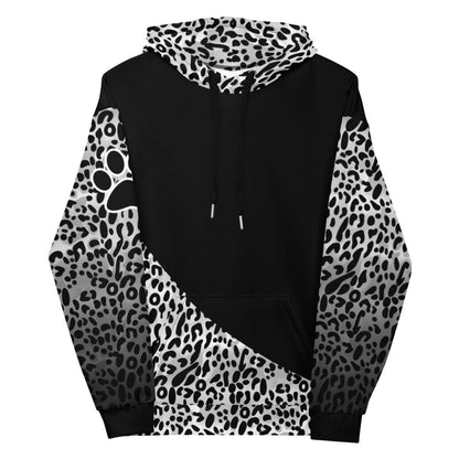 Dog Mom White Leopard Hoodie