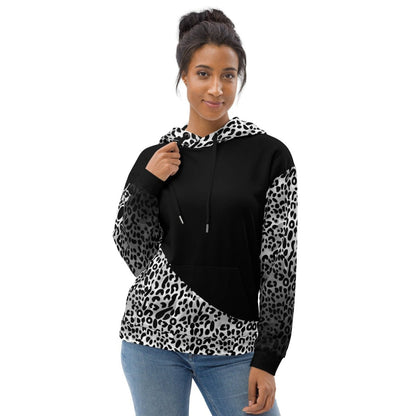 Dog Mom White Leopard Hoodie