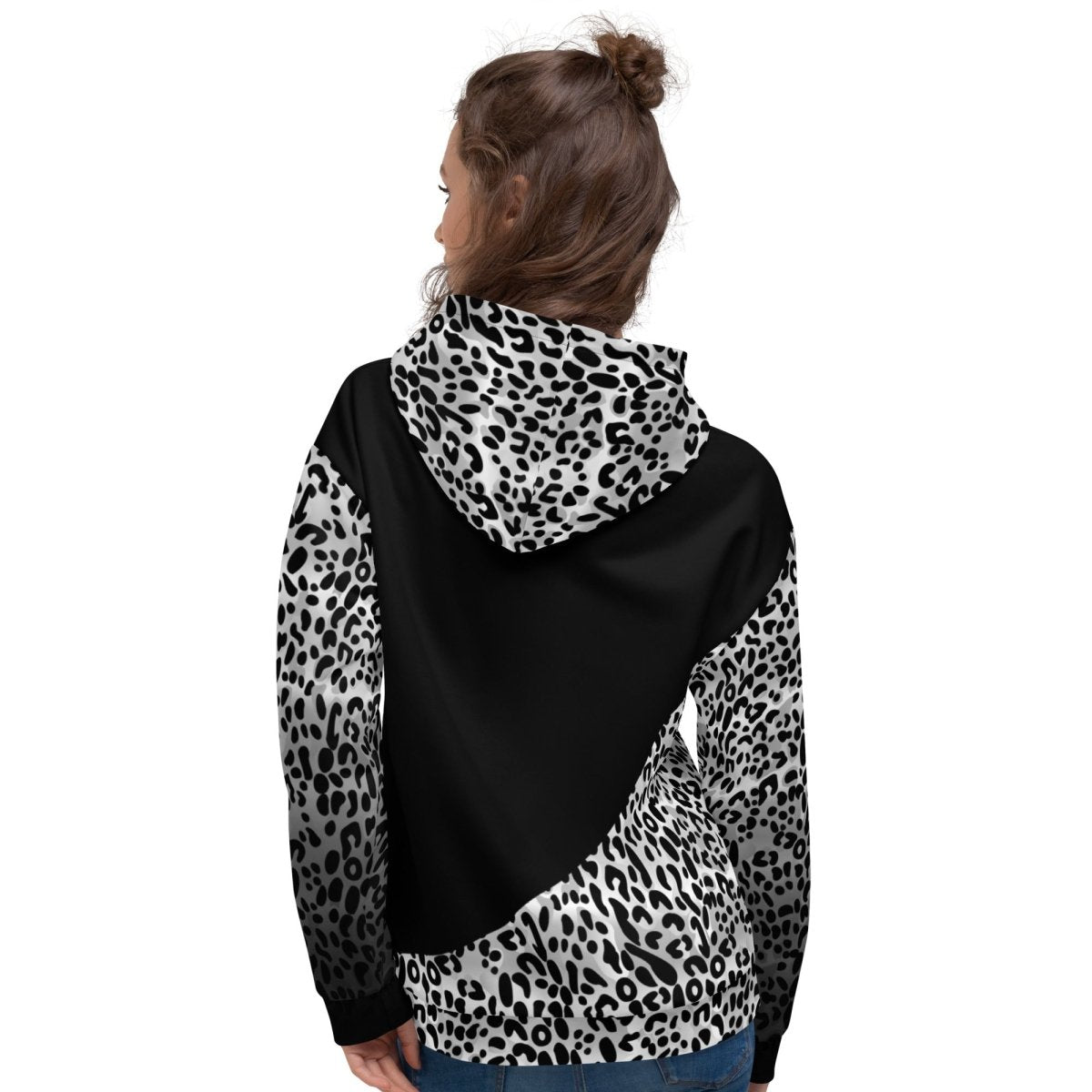 Dog Mom White Leopard Hoodie