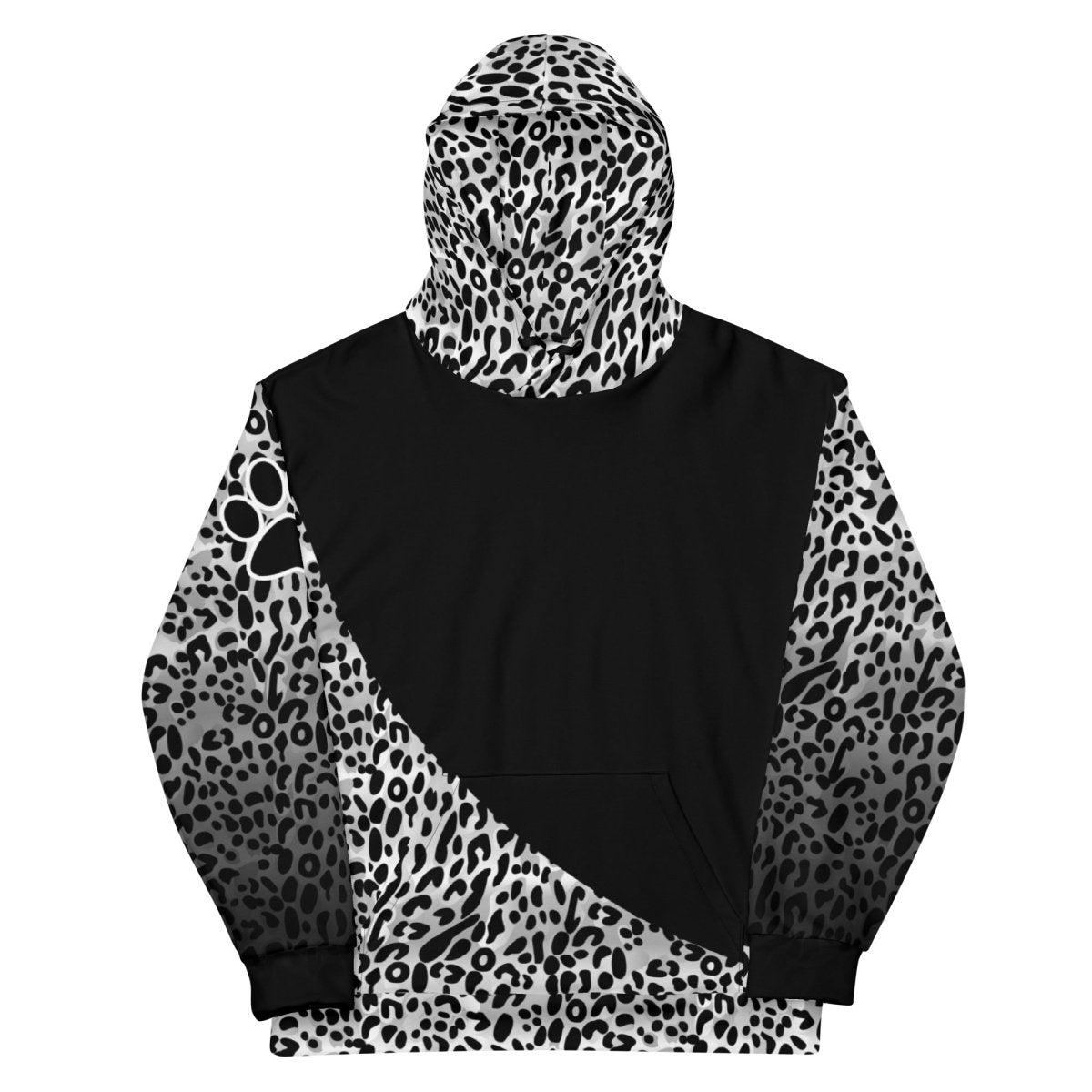 Dog Mom White Leopard Hoodie