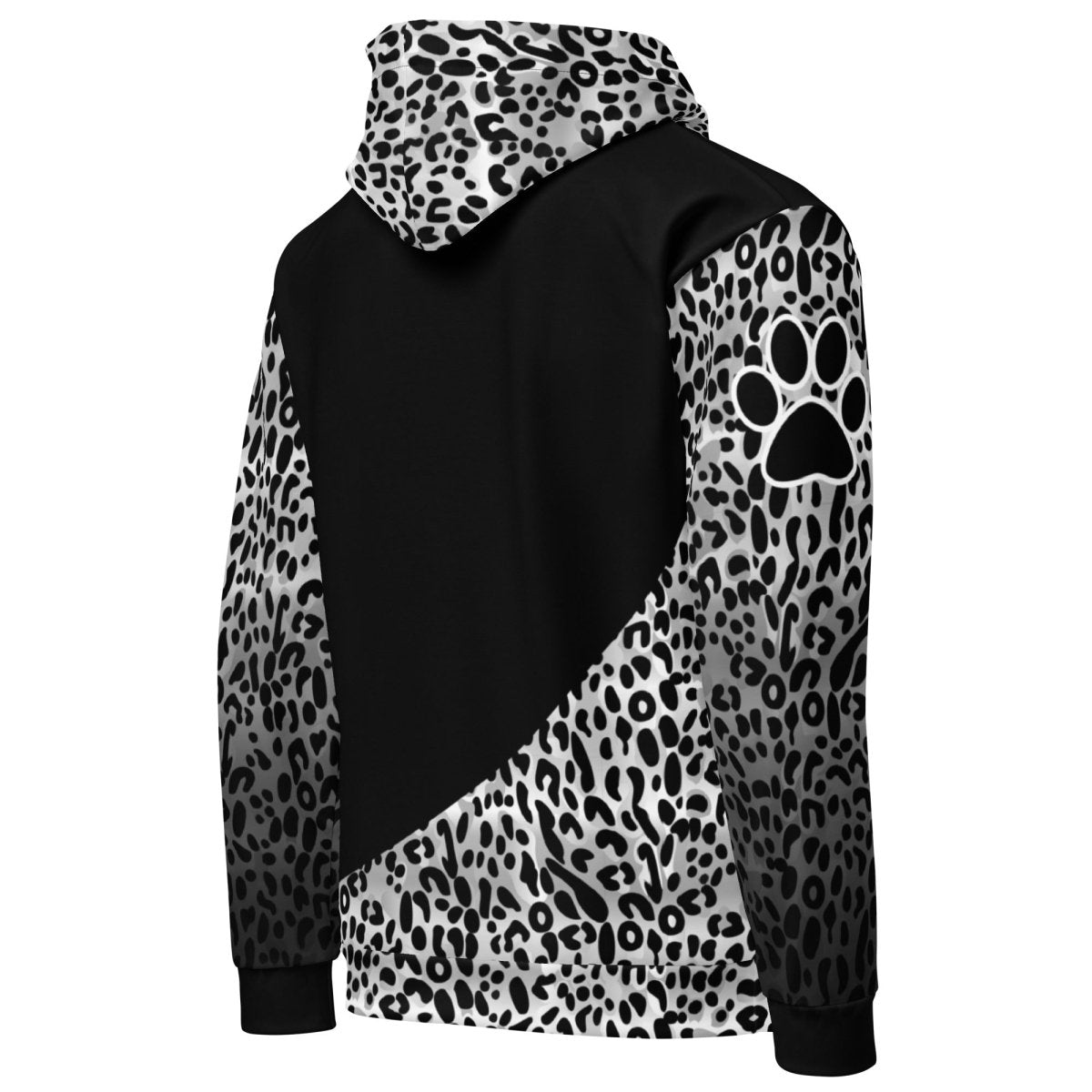 Dog Mom White Leopard Hoodie