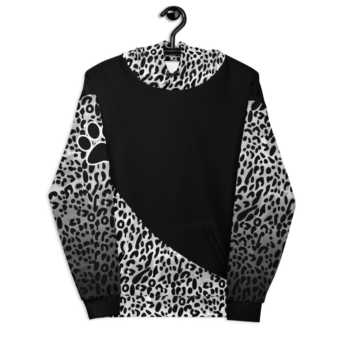 Dog Mom White Leopard Hoodie