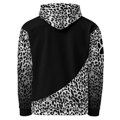 Dog Mom White Leopard Hoodie