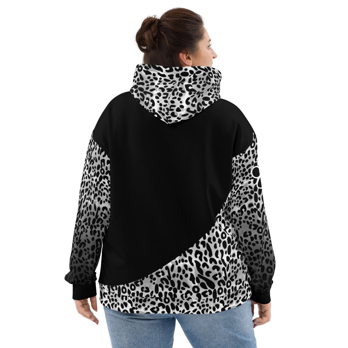 Dog Mom White Leopard Hoodie