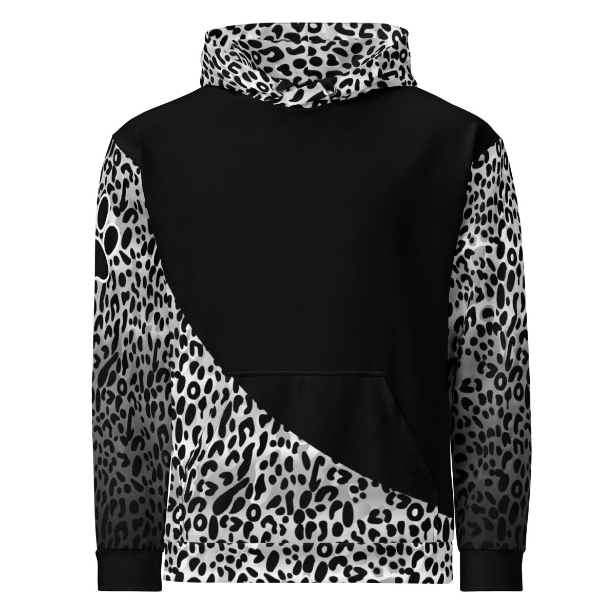 Dog Mom White Leopard Hoodie