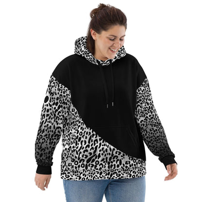 Dog Mom White Leopard Hoodie