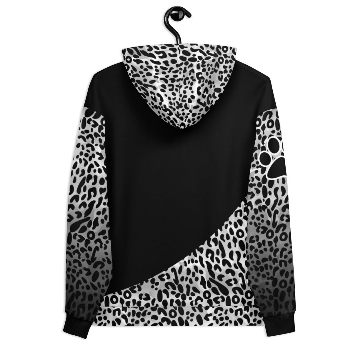 Dog Mom White Leopard Hoodie