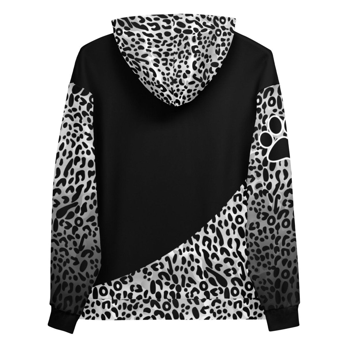 Dog Mom White Leopard Hoodie