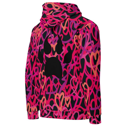 Dog Momma Hearts Hoodie