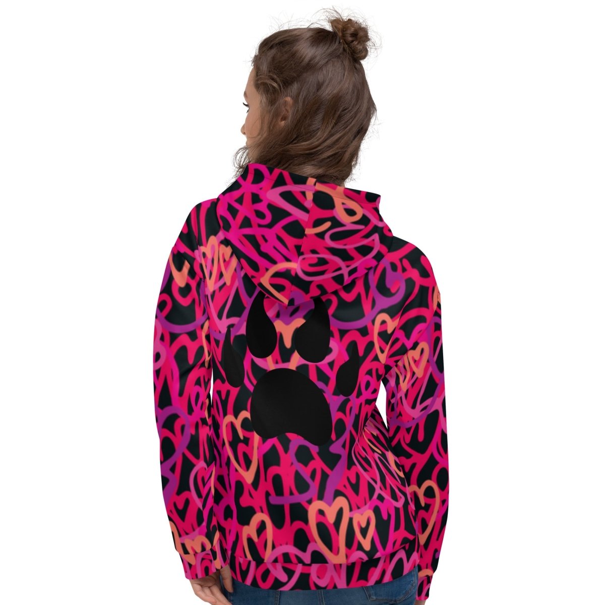 Dog Momma Hearts Hoodie