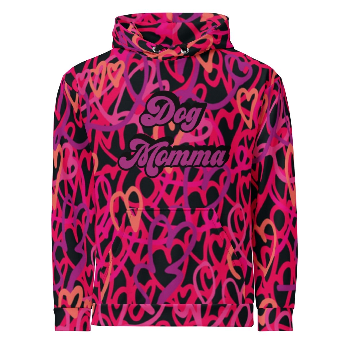 Dog Momma Hearts Hoodie