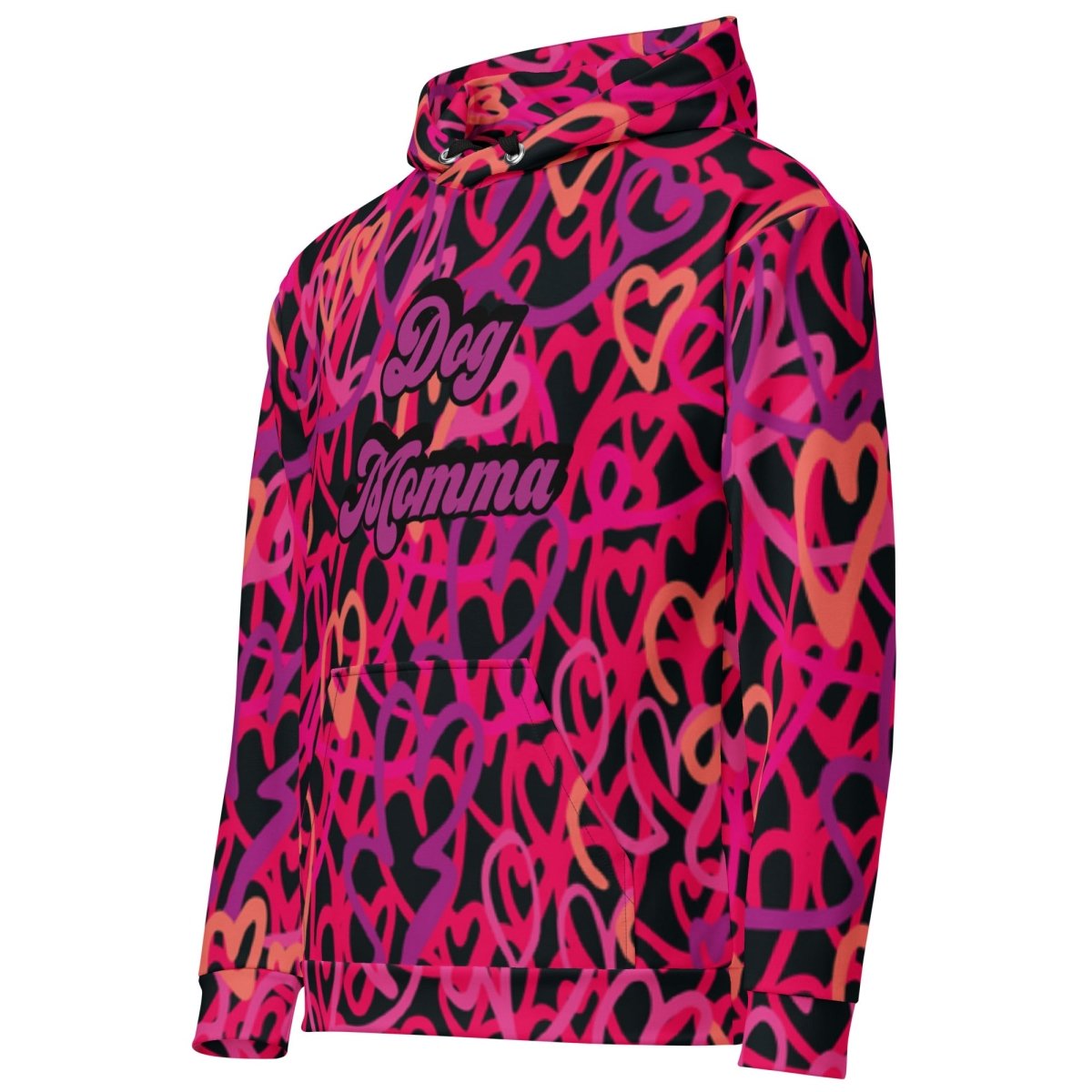 Dog Momma Hearts Hoodie