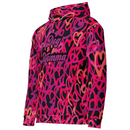 Dog Momma Hearts Hoodie