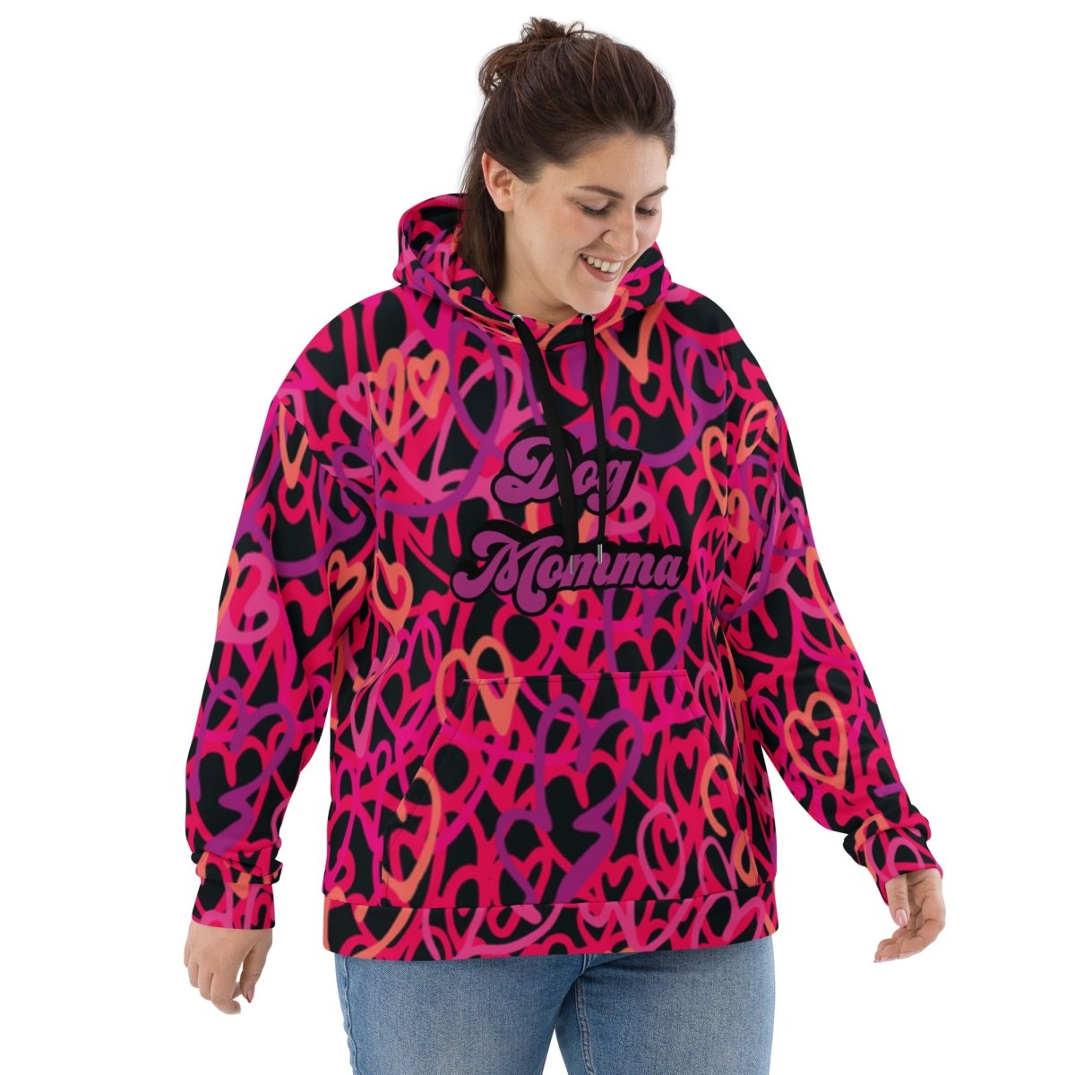 Dog Momma Hearts Hoodie
