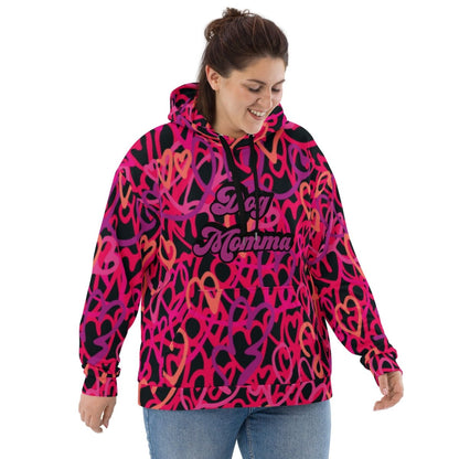 Dog Momma Hearts Hoodie