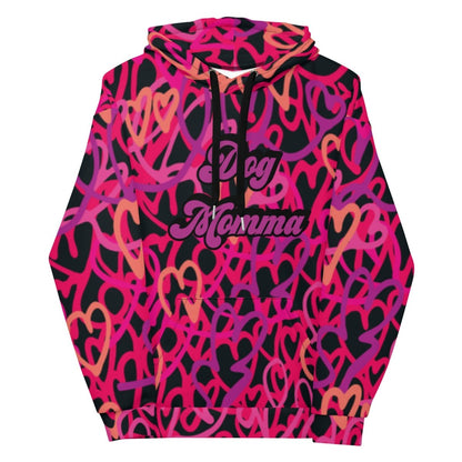 Dog Momma Hearts Hoodie