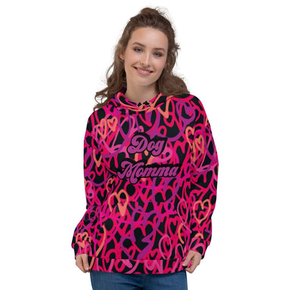 Dog Momma Hearts Hoodie