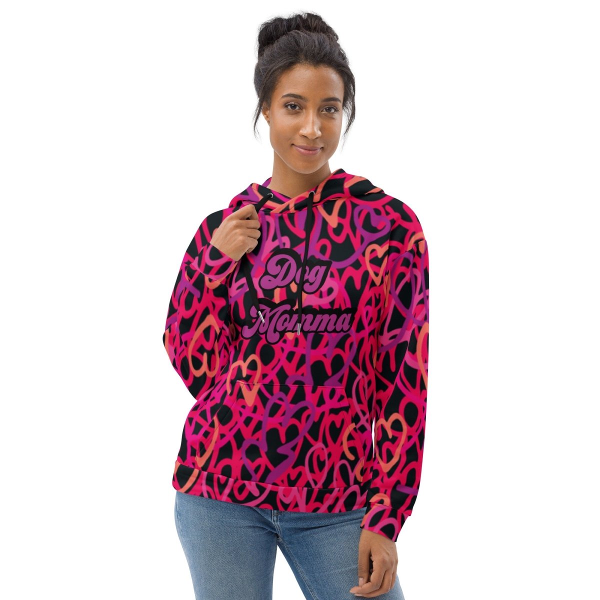 Dog Momma Hearts Hoodie