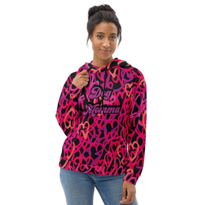 Dog Momma Hearts Hoodie