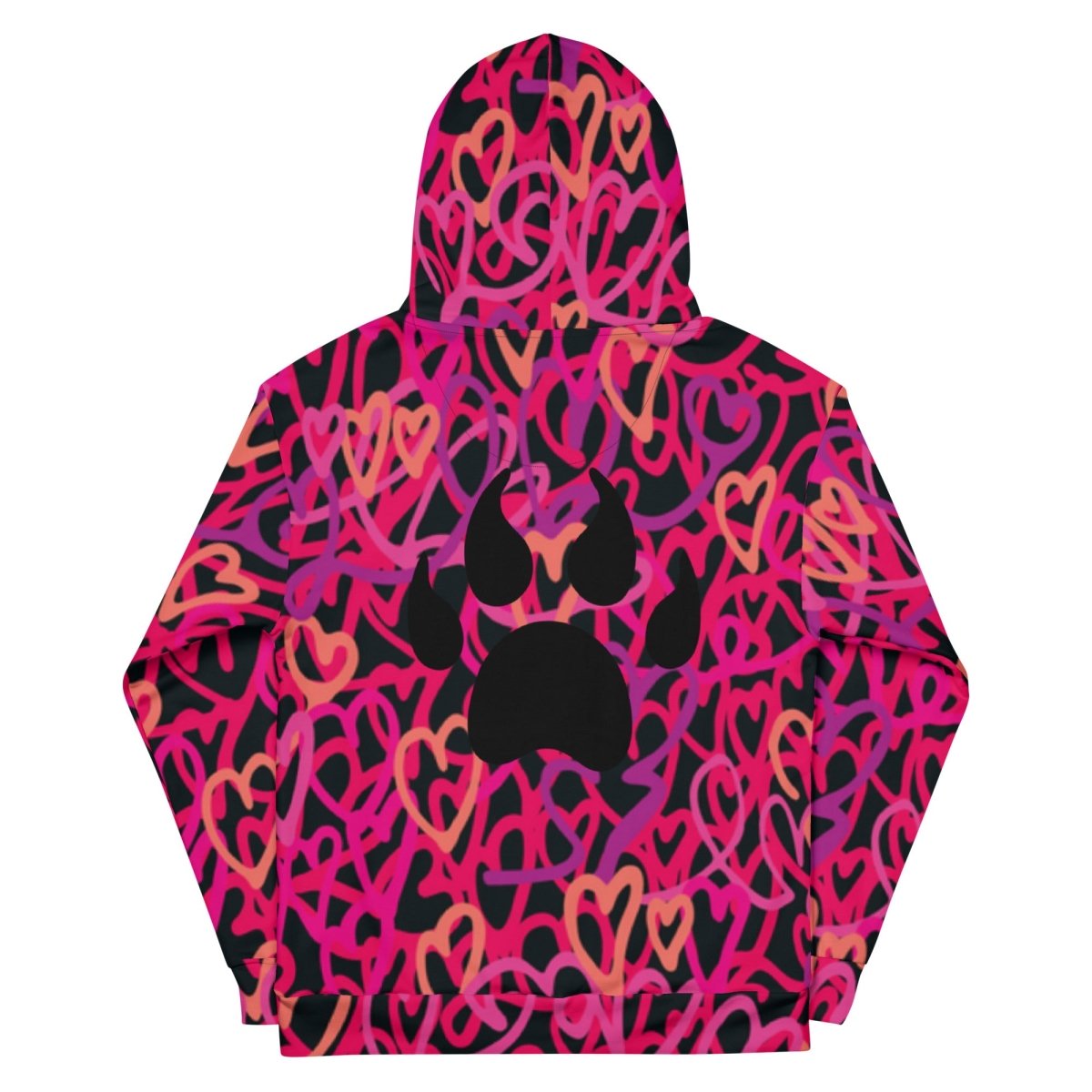 Dog Momma Hearts Hoodie