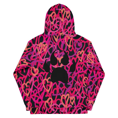 Dog Momma Hearts Hoodie