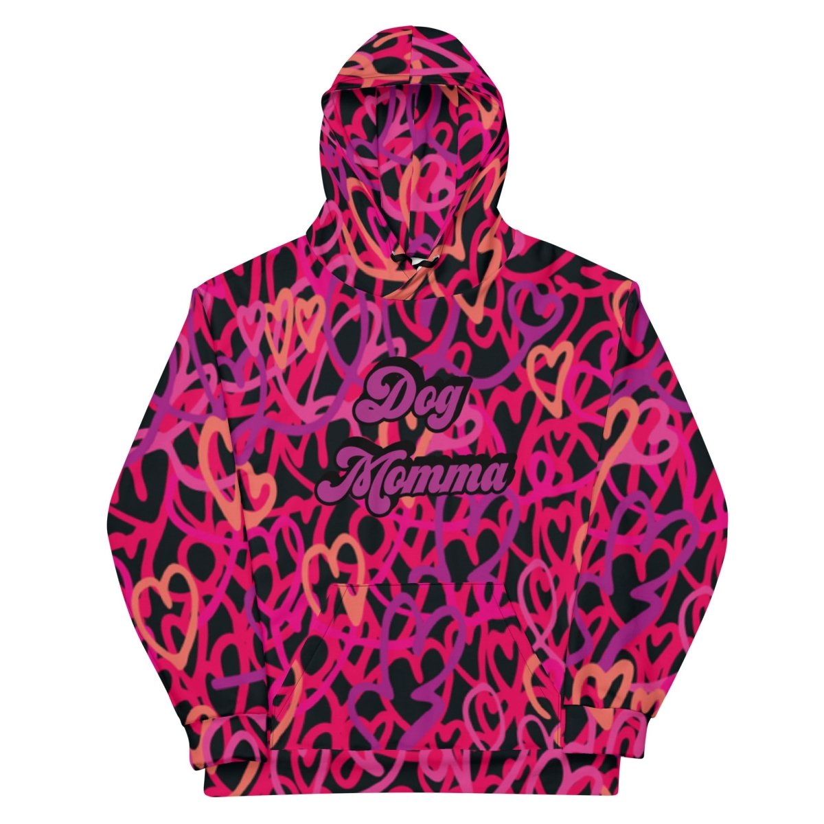 Dog Momma Hearts Hoodie