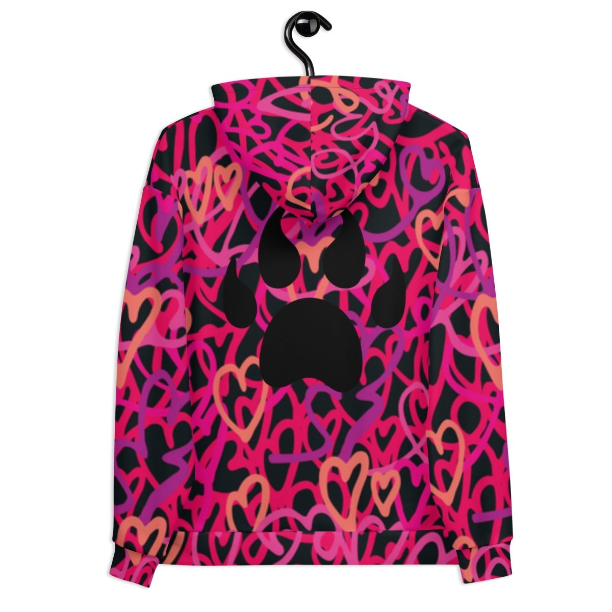 Dog Momma Hearts Hoodie