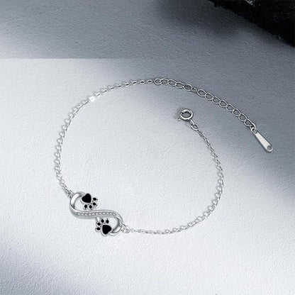 Infinity Paw Bracelet