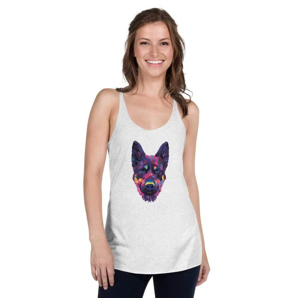 German Shepherd Racerback Tank Top