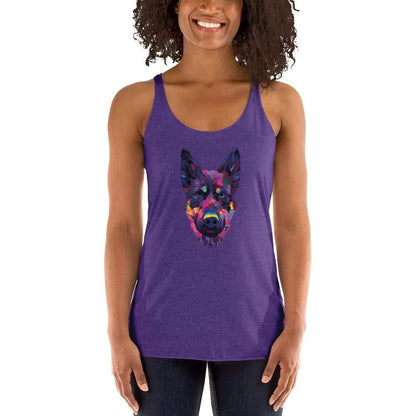 German Shepherd Racerback Tank Top