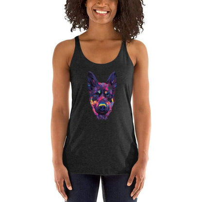 German Shepherd Racerback Tank Top