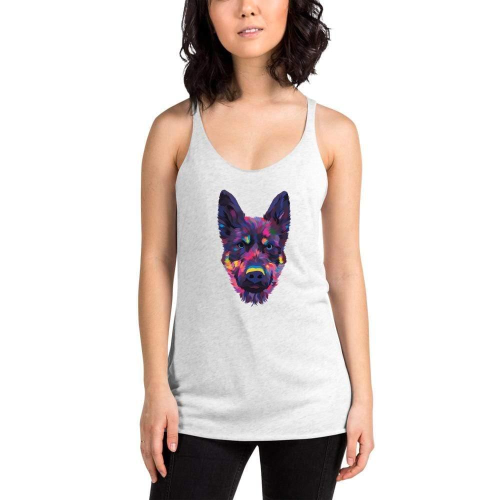 German Shepherd Racerback Tank Top