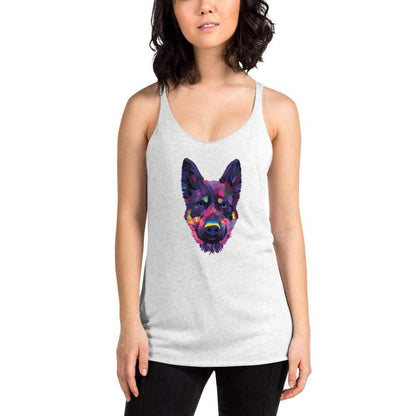 German Shepherd Racerback Tank Top