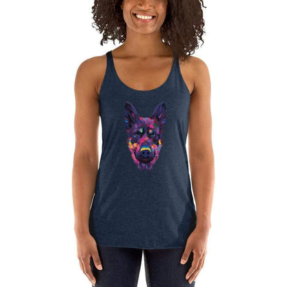 German Shepherd Racerback Tank Top