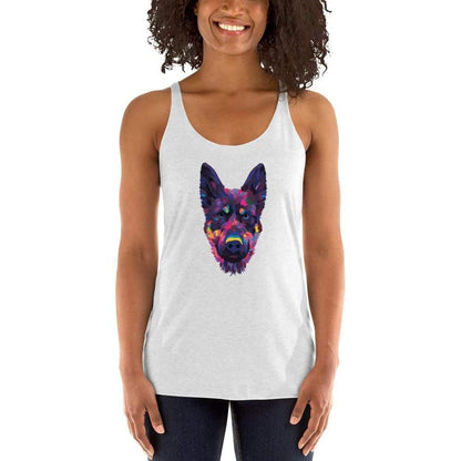 German Shepherd Racerback Tank Top