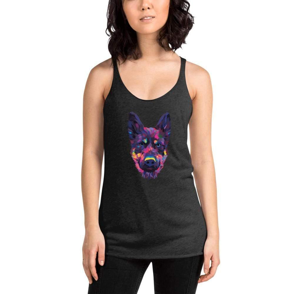 German Shepherd Racerback Tank Top
