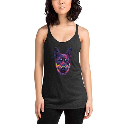 German Shepherd Racerback Tank Top