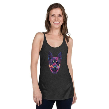 German Shepherd Racerback Tank Top