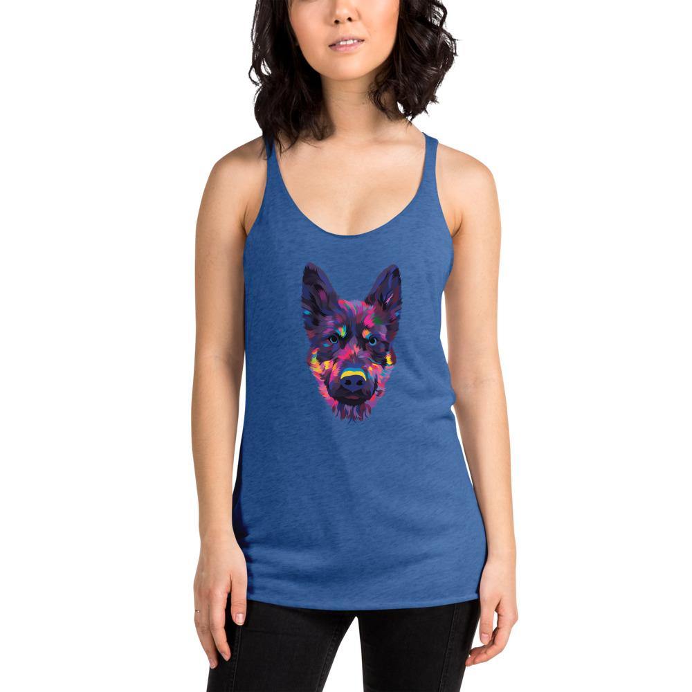 German Shepherd Racerback Tank Top
