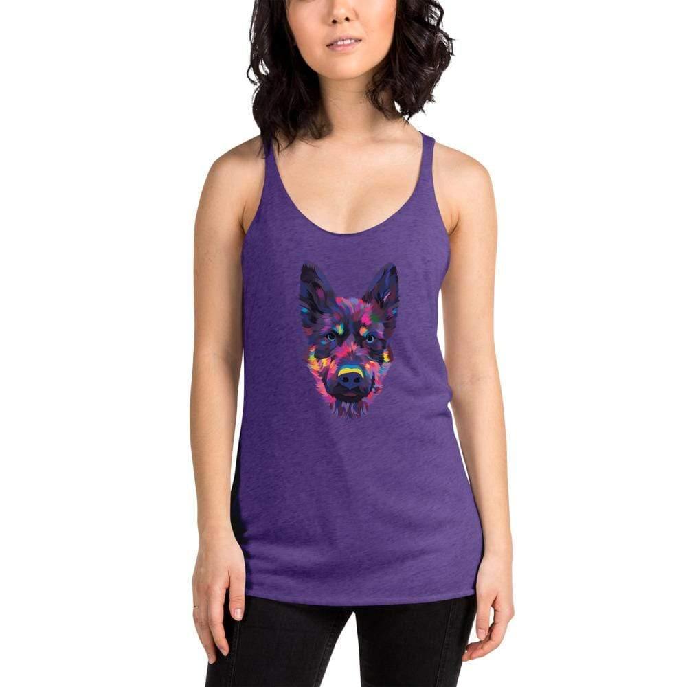 German Shepherd Racerback Tank Top