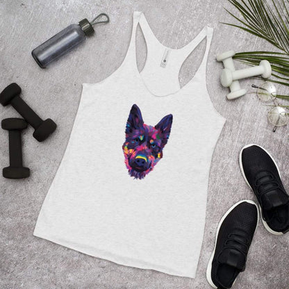 German Shepherd Racerback Tank Top