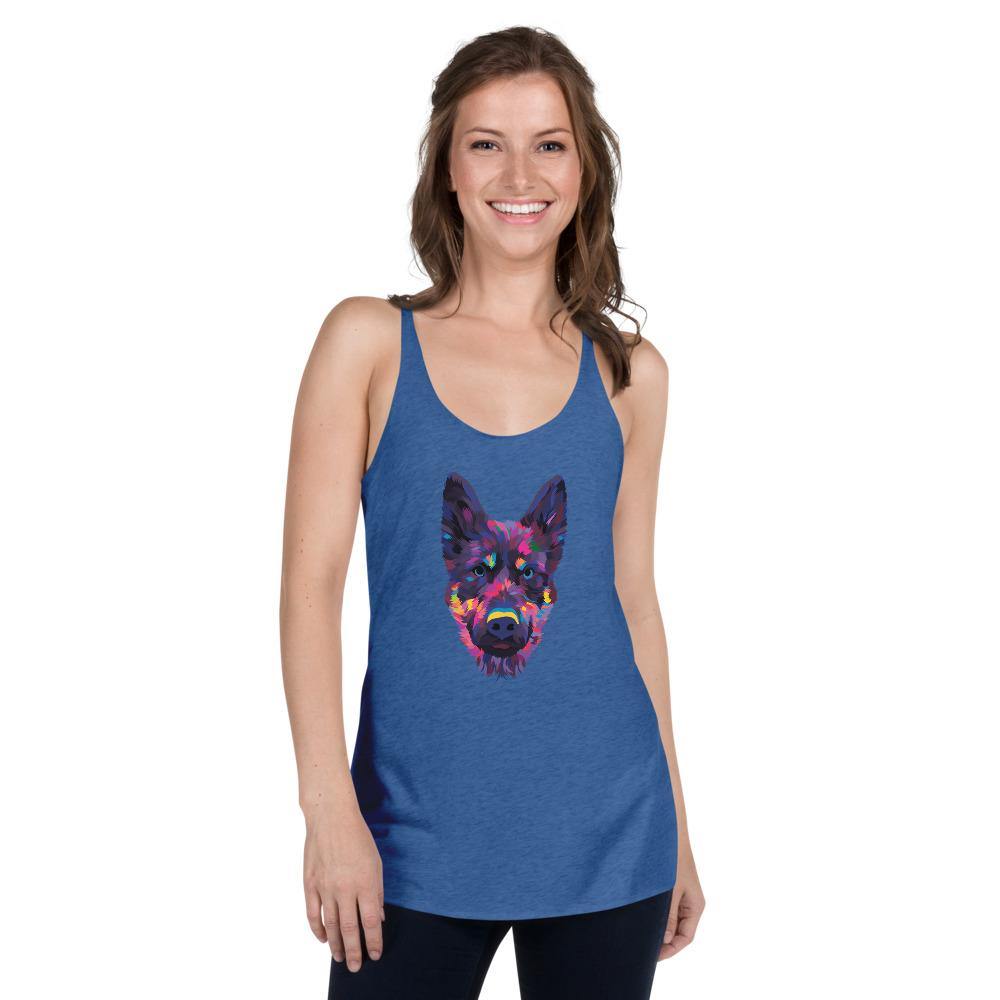 German Shepherd Racerback Tank Top