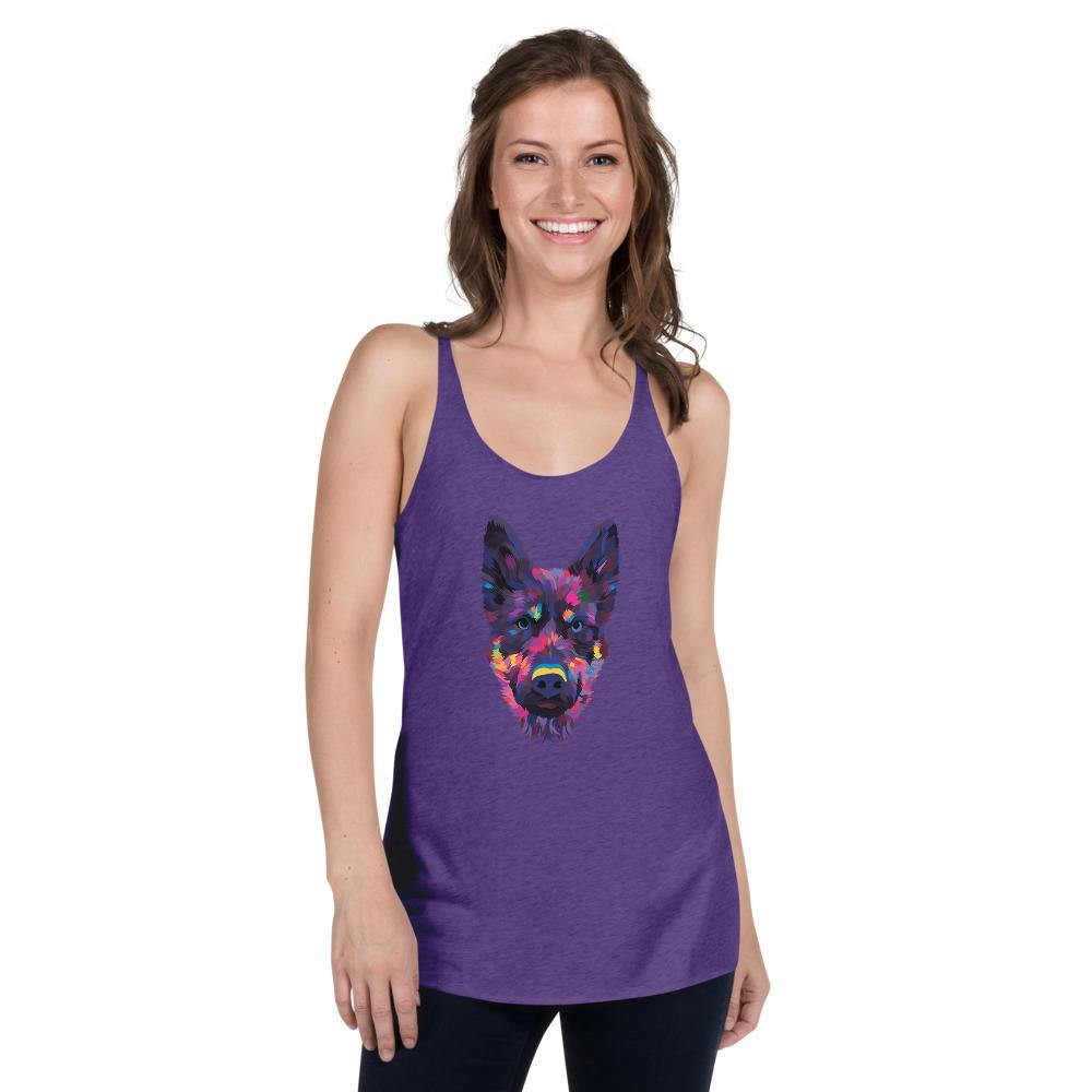German Shepherd Racerback Tank Top