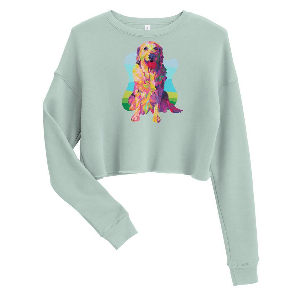 Golden Retriever Crop Sweatshirt