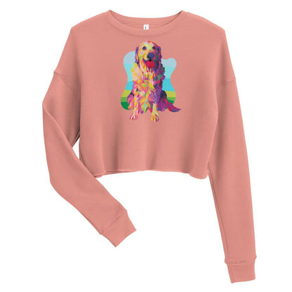 Golden Retriever Crop Sweatshirt