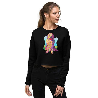 Golden Retriever Crop Sweatshirt