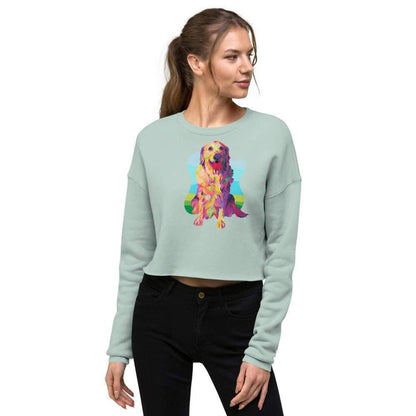 Golden Retriever Crop Sweatshirt