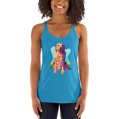 Golden Retriever Racerback Tank Top