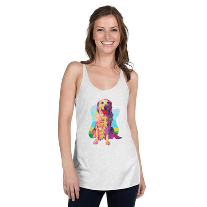 Golden Retriever Racerback Tank Top